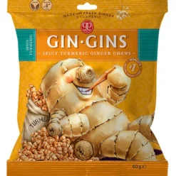 Ginger Chews (Gin Gins) Spicy Turmeric