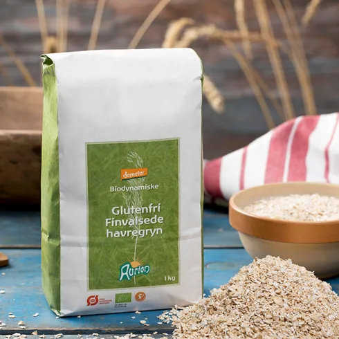 Glutenfri Havregryn Fine Økologisk Demeter