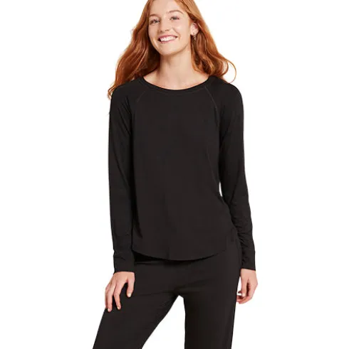 Goodnight Raglan Sleep Top Black | Str. XL