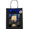 Gourmet Gavepose Grøn Økologisk M. 2 Chokoladeplader Samt Dragée Mandler