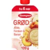 Grød Med Æble, Fersken & Banan Fra 6 Mdr.