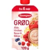 Grød Med Æble, Hindbær, Banan, Blåbær Fra 6 Mdr.