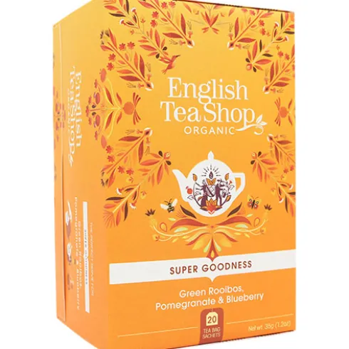 Green Rooibos, Pomegranate & Blueberry Te Økologisk