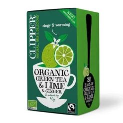 Grøn Te M. Lime & Ingefær Økologisk