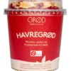 Havregrød m. mandler, frysetørrede hindbær Økologisk & dadler