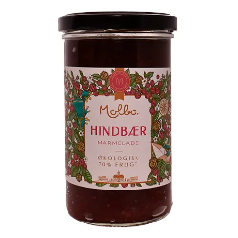 Hindbær Marmelade Molbo Økologisk