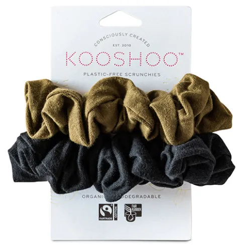 Hår Scrunchie Plastfri | Black Olive
