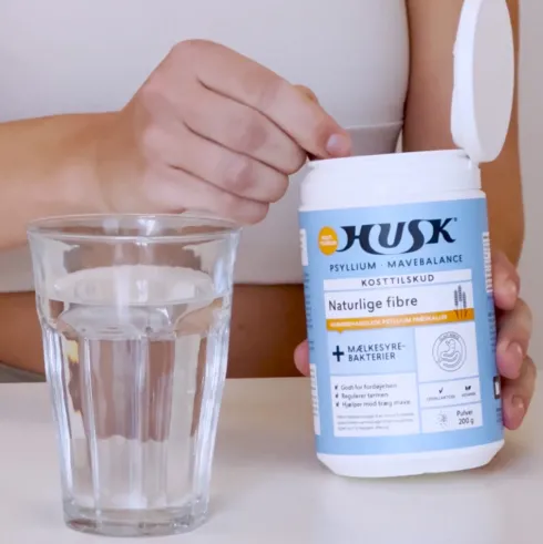 HUSK Psyllium Mælkesyrebakterier