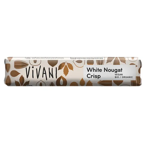 Hvid Nougat Bar Økologisk