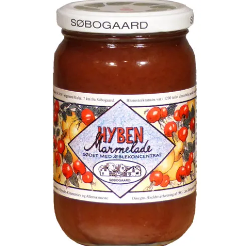 Hybenmarmelade Sødet M.æble Økologisk
