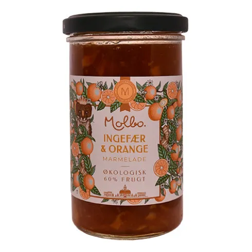 Ingefær & Orange Marmelade Molbo Økologisk