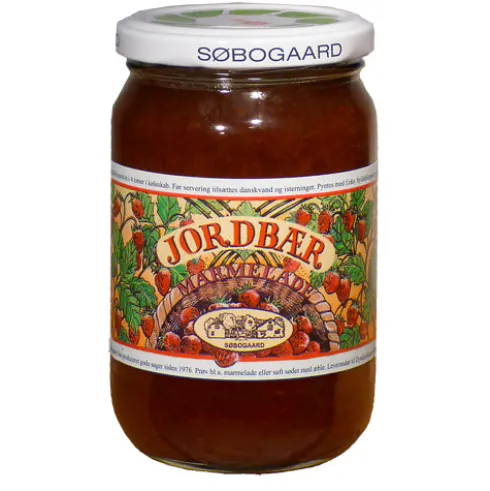 Jordbærmarmelade Økologisk