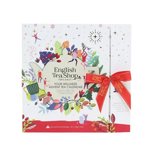 Julekalender Te Book Style (hvid) Økologisk