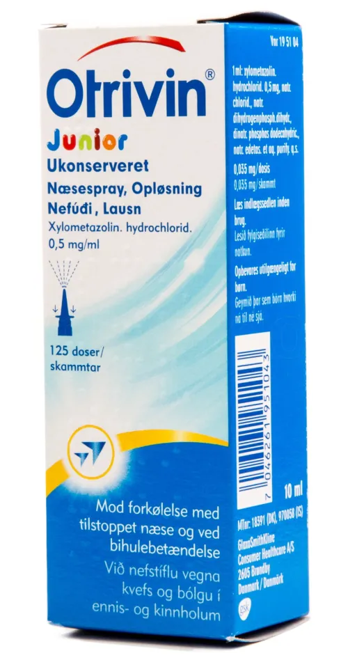 Junior Ukonserveret Næsespray 10 ml