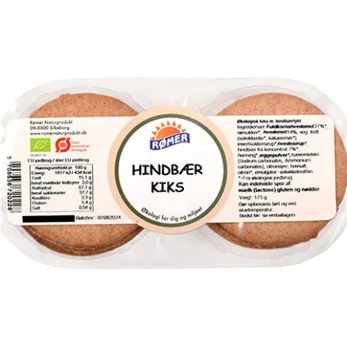 Kiks M. Hindbærfyld Økologisk