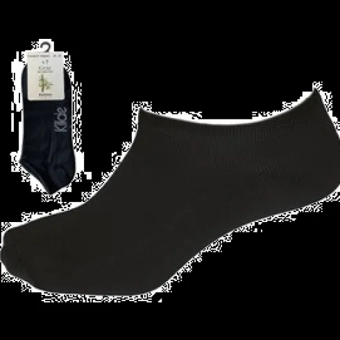 Kilde Komfort Ankelstrømpe Bambus Sort | Str. 35-38