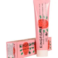 Kingfisher Tandpasta Uden Fluor | Jordbær
