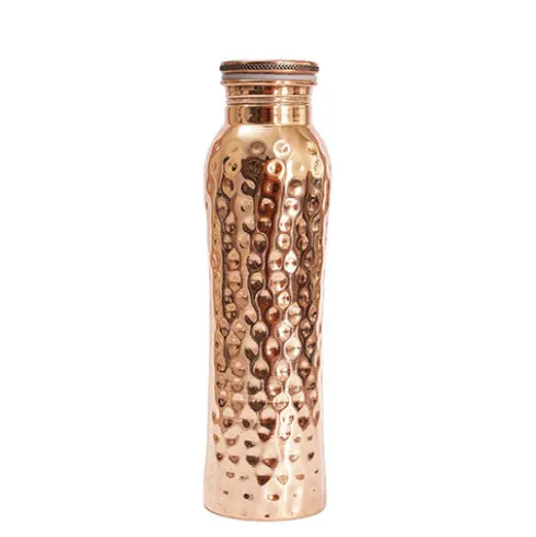 Kobber Vandflaske Hamret 600 Ml Fra Forrest & Love
