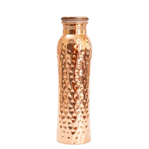 Kobber Vandflaske Hamret 900 Ml Fra Forrest & Love