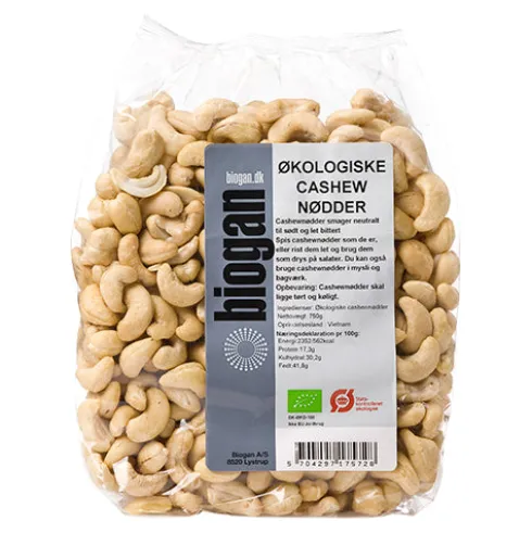 Økologiske Cashewnødder