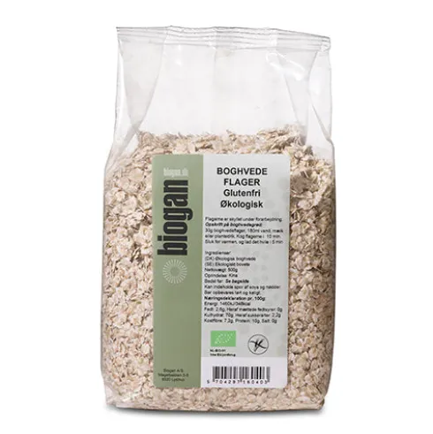 Økologiske Glutenfri Boghvedeflager