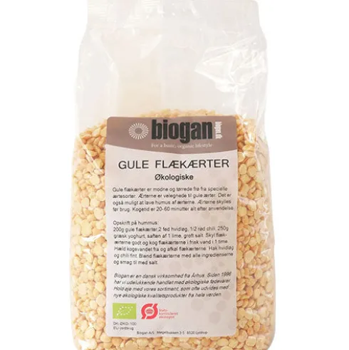 Økologiske Gule Flækærter