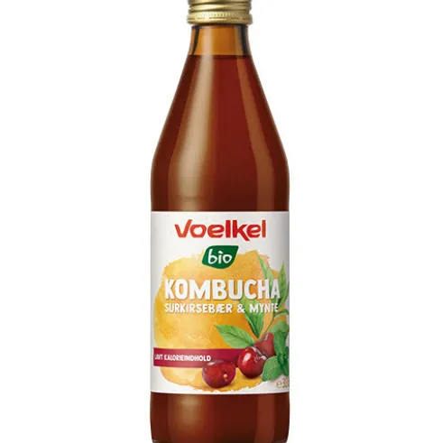 Kombucha Surkirsebær-mynte Økologisk