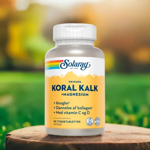 Koralkalk Med Vit. C Og D Tyggetablet