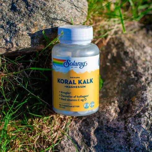 Koralkalk Med Vit. C Og D Tyggetablet