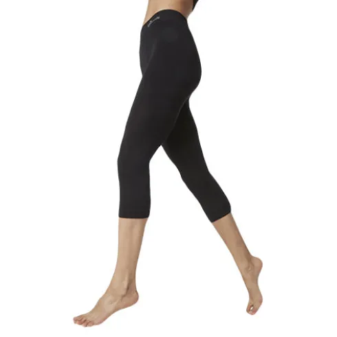 Leggings 3/4 Sort | Str. Xl