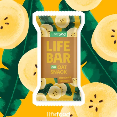 Lifebar Havre Snack Banana Dream Økologisk