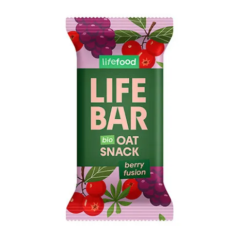 Lifebar Havre Snack Berry Fusion Økologisk