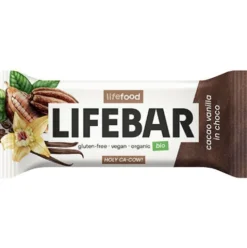 Lifebar Inchoco Cacao Vanilla Raw Økologisk