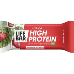 Lifebar Proteinbar M. Jordbær Økologisk