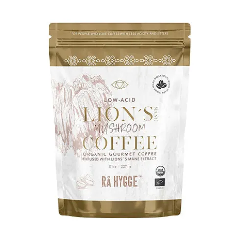 Lion's Mane Svampe Kaffe Økologisk | Hele Bønner