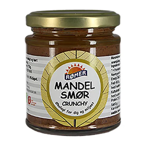 Mandelsmør Crunchy Glutenfri Økologisk