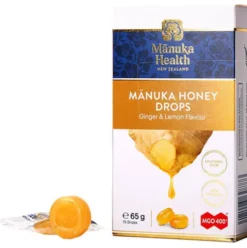 Manuka Honning Drops | Ginger & Lemon