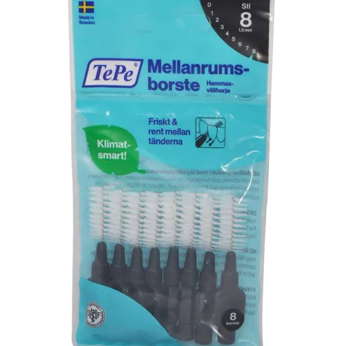 Mellemrumsbørster | 1,5 mm Sort