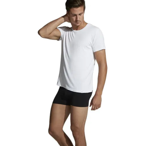 Men´s Crew Neck T-shirt Hvid | Str. Xl