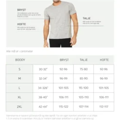 Men´s Crew Neck T-shirt Mørk Grå | Str. S