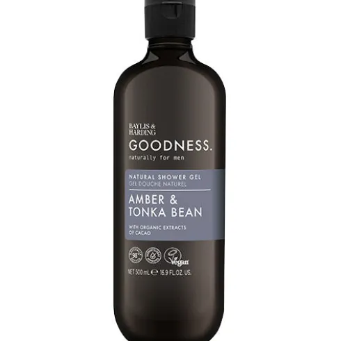 Men Shower Gel | Amber & Tonka Bean