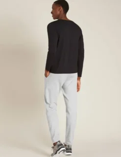 Men´s Long Sleeve Crew Neck T-shirt Sort | Str. Xl
