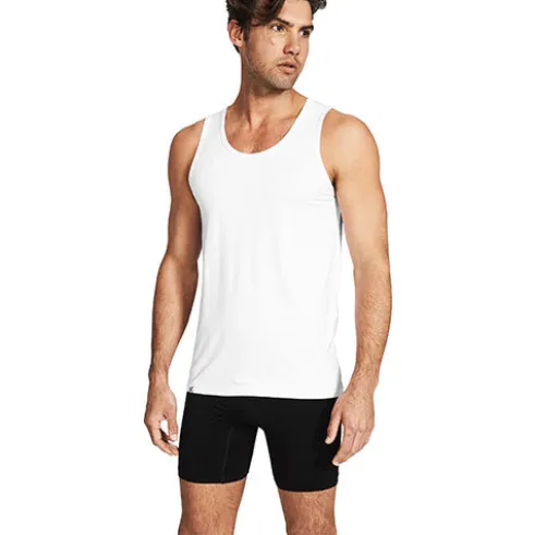 Men´s Singlet Hvid | Str. M