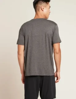 Men´s V-neck T-shirt Dark Marl | Str. L