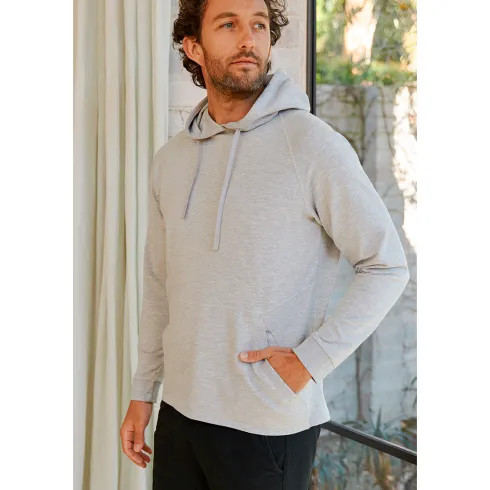 Men´s Weekend Pullover Hoodie Grey Marl | Str. S