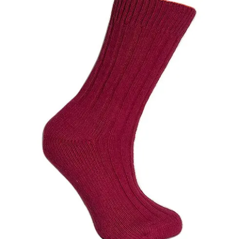 Merinould Strømper Cerise | Str. 39/42