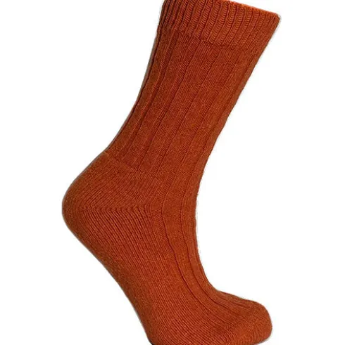 Merinould Strømper Orange | Str. 39/42