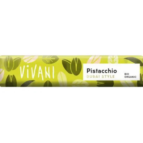 Mælkechokolade - Pistacie Dubai Style Økologisk