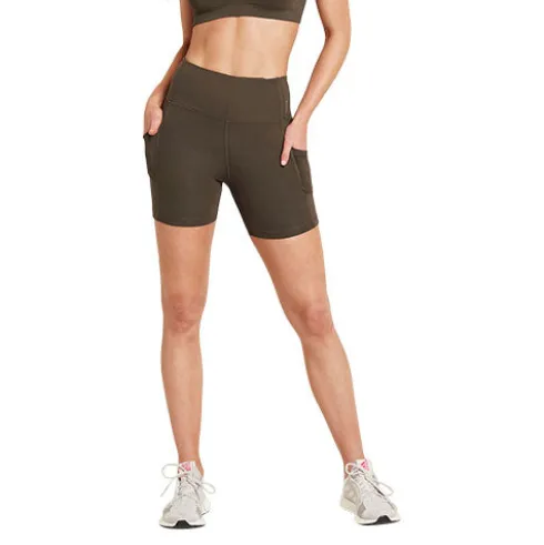 Motivate 5" High-waist Shorts Dark Olive | Str. Xs