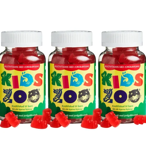 Multivitamin M. Jordbærsmag | 3 x 60 gummies